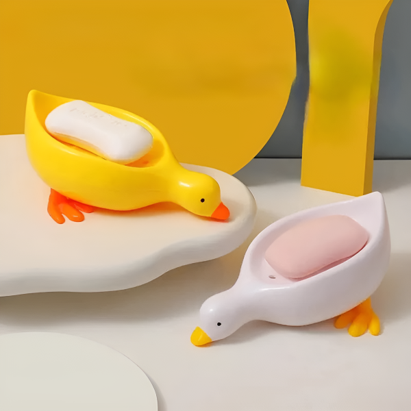 🦆 Quack-Clean™ Duck Soap Holder – Cute & Clever Soap Saver for Bathroom & Kitchen