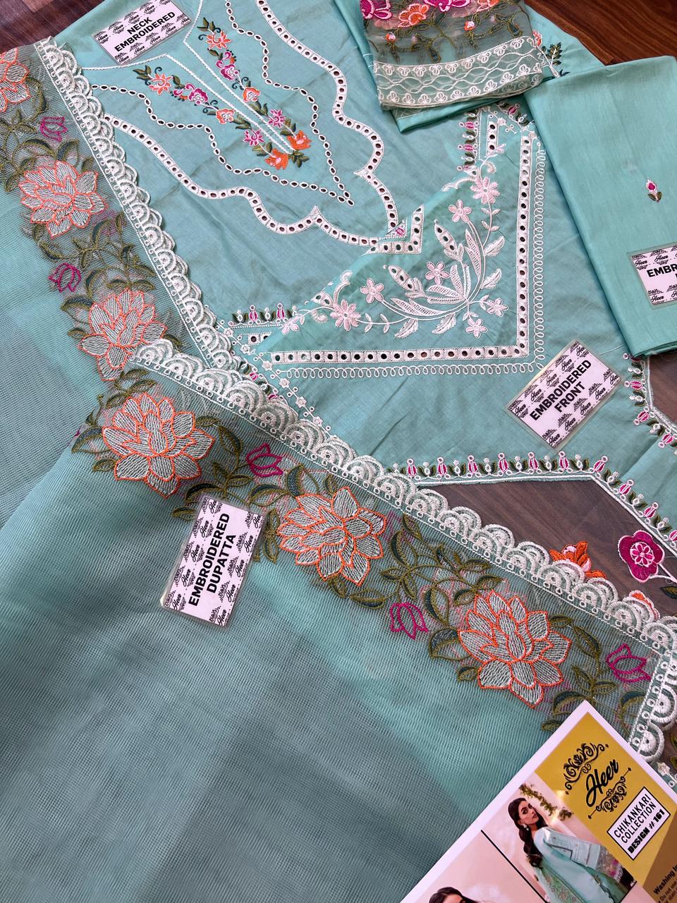 sicnature productsof mall clicks  Material chikankari lawn cotton, Khaadi Net