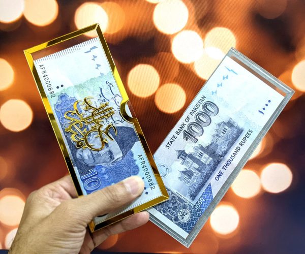 🌙 pack of 3 pic EidiGlow™ Acrylic Eid Envelopes – Reusable Eid Mubarak Gift Holders for Kids