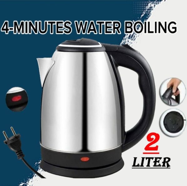 ⚡ HeatPro™ 2.0L Electric Kettle – Stainless Steel Hot Water Boiler with LED Display & Smart Temperature Control (1000W, 220V)