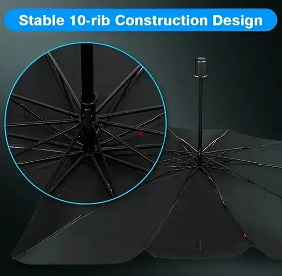 Car Windshield Sun Shade Umbrella, Sun Visor Protector, Foldable Front Window Sunshade Umbrella, Heat Insulation Protection ( Without Box )