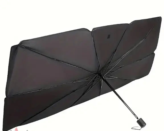 Car Windshield Sun Shade Umbrella, Sun Visor Protector, Foldable Front Window Sunshade Umbrella, Heat Insulation Protection ( Without Box )