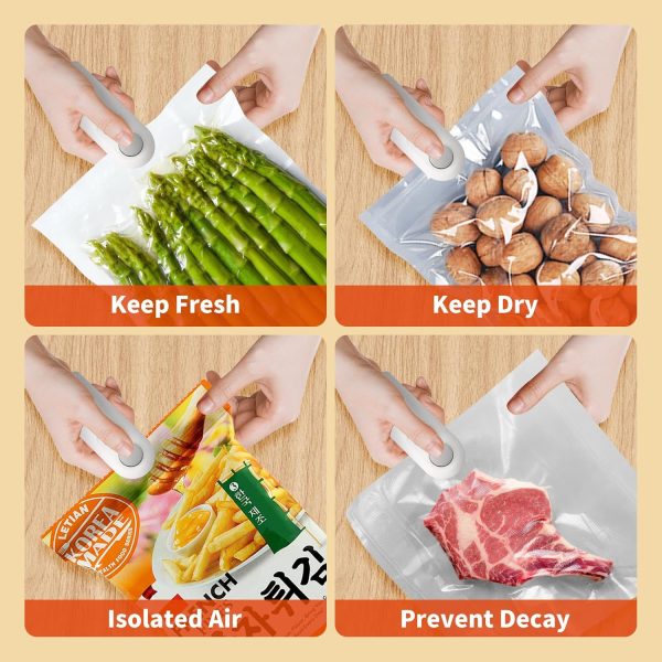 🔒 SealMate™ 2-in-1 Mini Heat Sealer & Cutter – USB Rechargeable Food Bag Sealer for Snacks, Chips & Storage (Random Color)