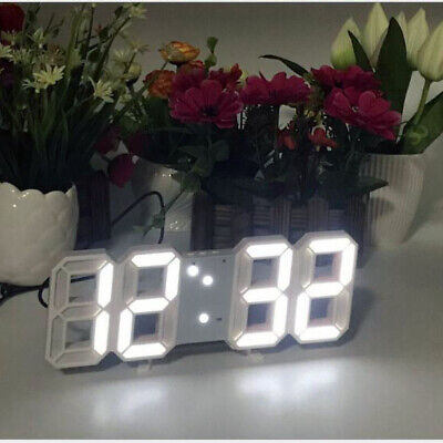 🕒 GlowTime™ LED Digital Wall Clock – Large Display Alarm Clock with Night Light for Bedroom, Office & Living Room