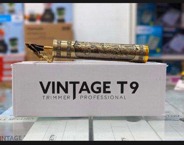 Metal Body – Vintage T9 Trimmer And Hair Clipper Cutting Machine For Men  Dragon Design  Golden Color Trimmer