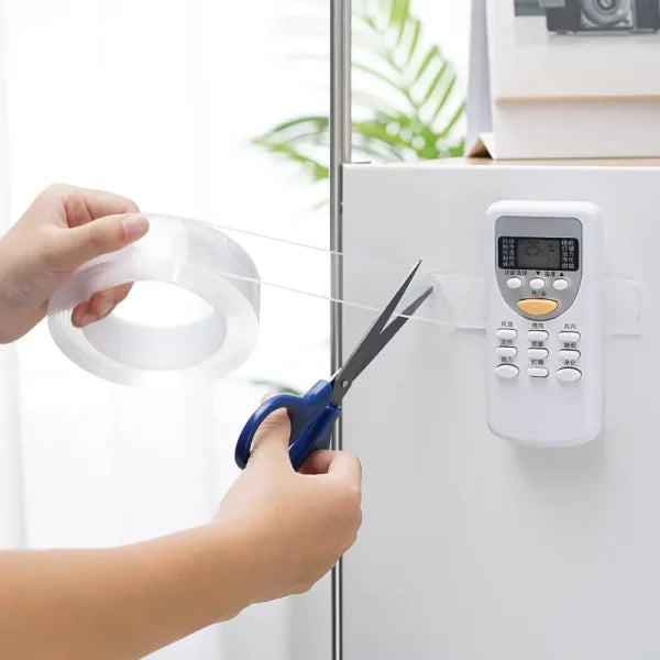 🧷 GripFlex™ Nano Double-Sided Tape (1 Meter) – Washable, Reusable & Ultra-Strong Adhesive for Home, Office & DIY Use