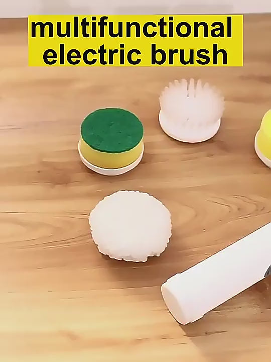 Magic Brush Wireless Battery Cleaning Brush Bathtub Tile Professional Cleaning Brush Rechargeable