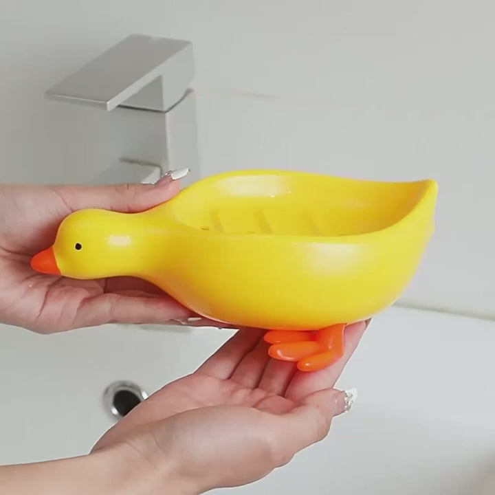 🦆 Quack-Clean™ Duck Soap Holder – Cute & Clever Soap Saver for Bathroom & Kitchen