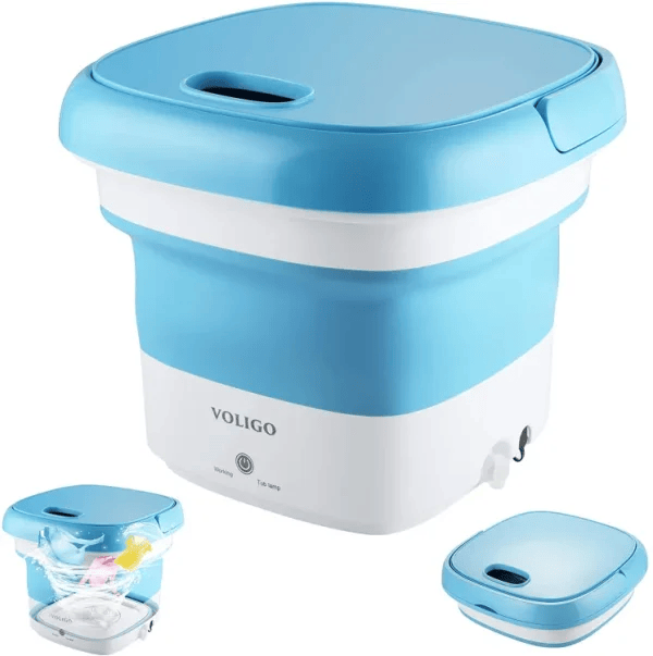 Semi-automatic Mini Folding Washing Machine With Dryer Good Quality( Random Color )
